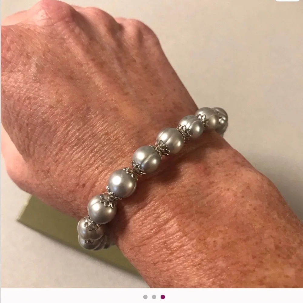 🌹HOST PICK🌹-Honora Gray Pearl Bracelet ❤️New In Box - Picture 3 of 3